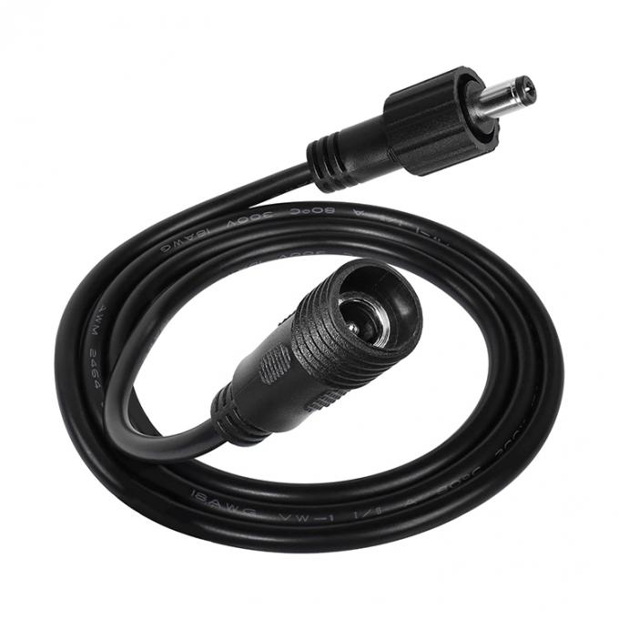 防水 男性から女性 DC ジャック 5.5x2.1mm 5.5x2.5mm 3.5x1.35mm 電源延長ケーブル 0