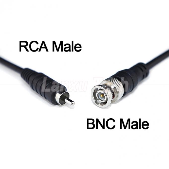 BNC 男性からRCA 男性AV拡張ケーブル CCTVカメラ 1