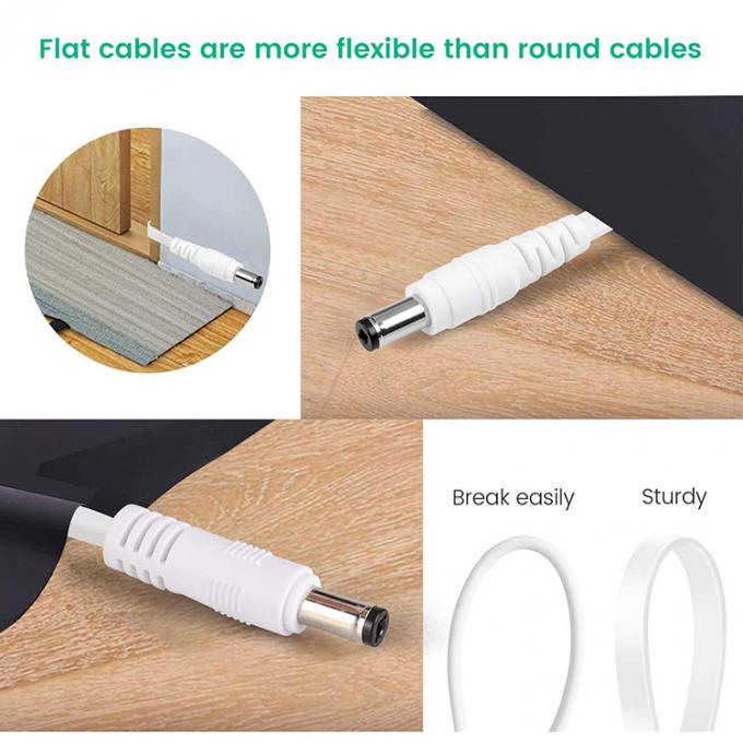 1m 3m 5m 12V 男性から男性 女性 フラットDC 5.5x2.1mm 5.5x2.5mm 3.5x1.35mm バレルジャック 電源延長ケーブル CCTVカメラ LED 6