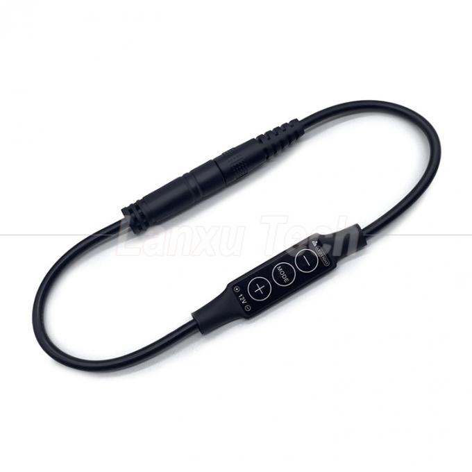 ステップレスライト 男性から女性DCバレルジャック 5.5x2.1mm 5.5x2.5mm 3.5x1.35mm LEDランプストリップ用ケーブルディマー 2