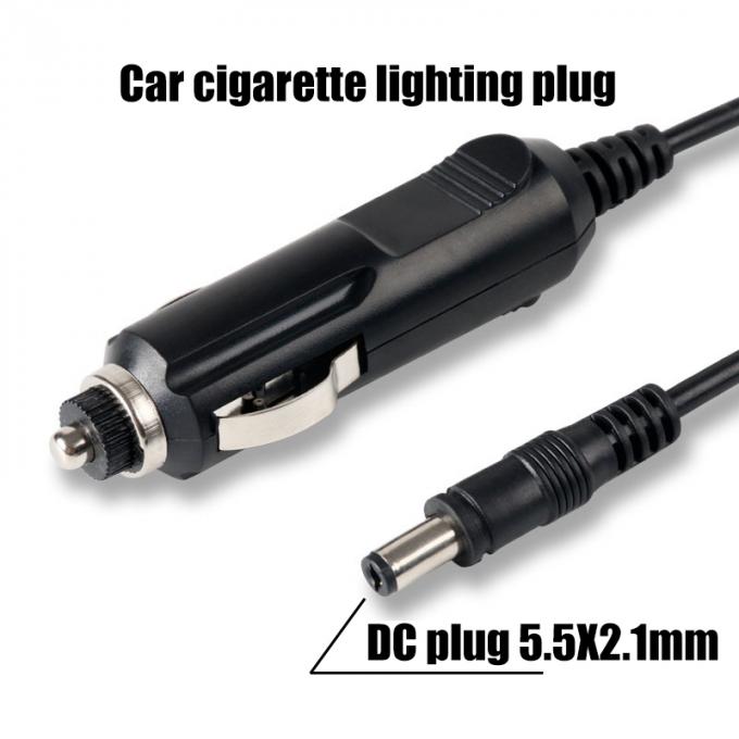 高品質のDCプラグ 5.5x2.1mm 自動車タバコ点灯器充電器 アダプターケーブル 2