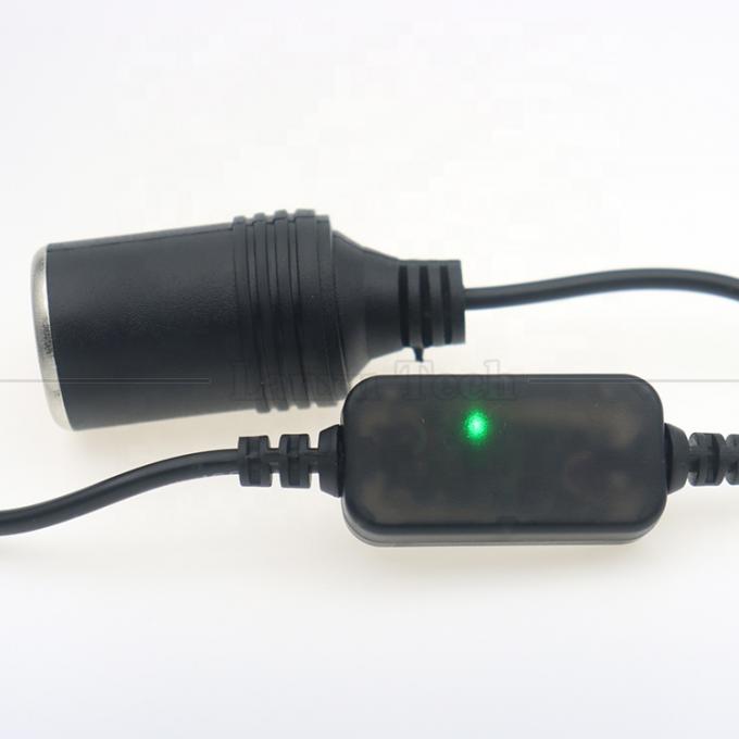 セットアップ 充電器 USB A 男性 5V から 12V 車用タバコ点灯器ソケット 女性変換ケーブル 4