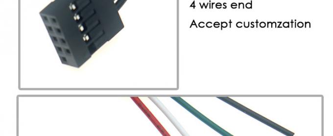 OEM 2.54mm ピッチ 9 PIN ヘッダー デュポンコネクタ ワイヤーハーネスケーブル 4