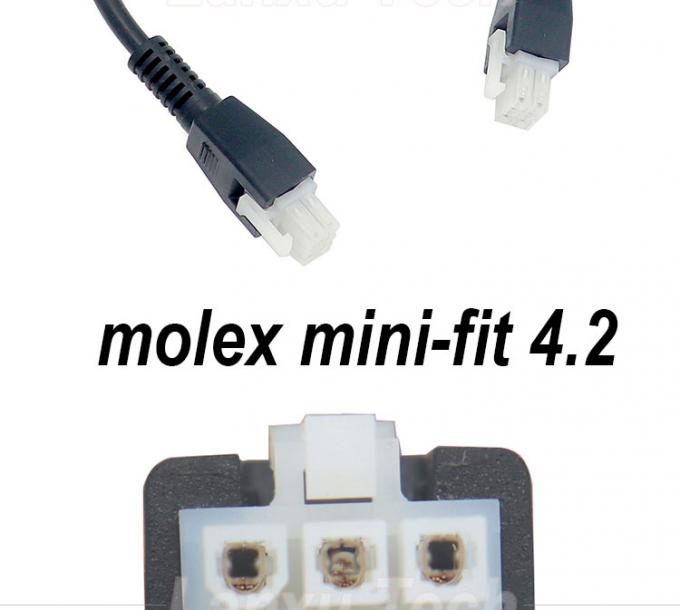 カスタマイズ オーバーモールド 男性から男性 女性 6ピン 2451350620 モレックス ミニフィット 4.2mm ピッチコネクタ 組み立てケーブル 2
