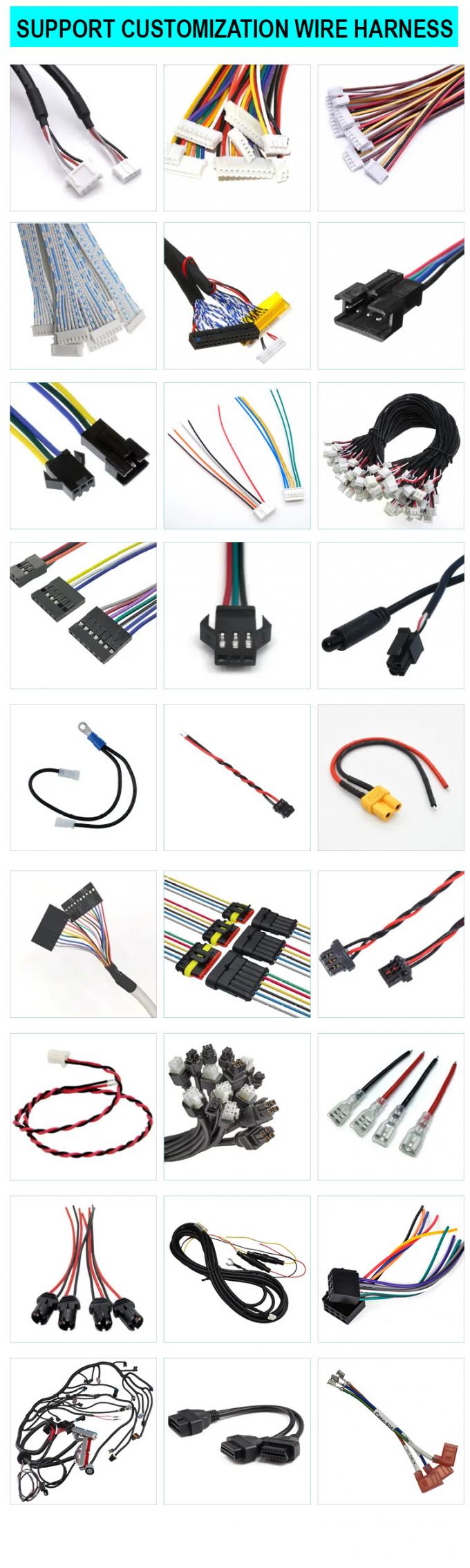 オーダーメイドOEM JST PH 2.0 SH ZH XH MX 磁気リッドスイッチセンサーハーネスケーブル 6