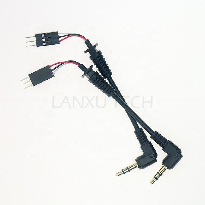 OEM オーダーメイド 3.5mm TRS TRRS オーディオ ジャックからデュポン接続ケーブル 1