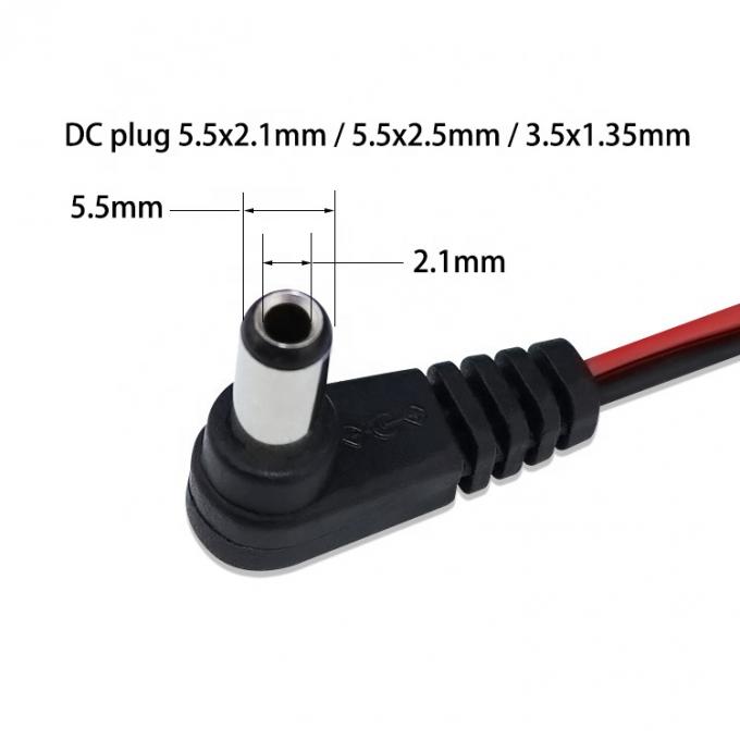 オーダーメイド OEM DC バレル ジャック JST XH 2ピン 2.54 ピッチ パワーケーブル 1