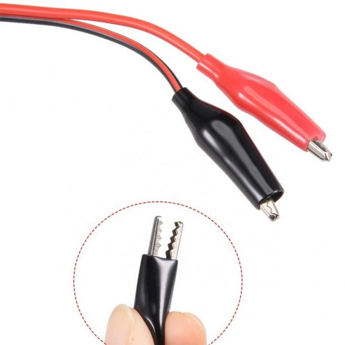 12V DC 5.5x2.1mm 女性 バレル ジャックからアリガター クリップ CCTV セキュリティカメラの電源ケーブル接続器 1