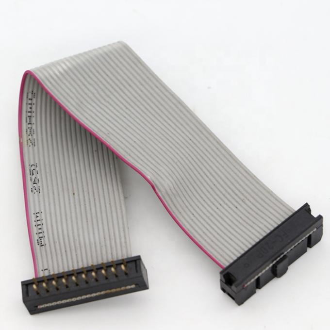 10PIN 20PIN 40IN 女性から女性へのソケット 2.54mm フラット IDC リボンケーブル 1