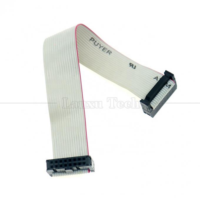 女性から女性へ 16 PIN 1.27mm ピッチ IDC 2.54mm コンネクタ GPIO グレー フラットリボンワイヤーケーブル ハードドライブ CD ラスベリー Pi 4
