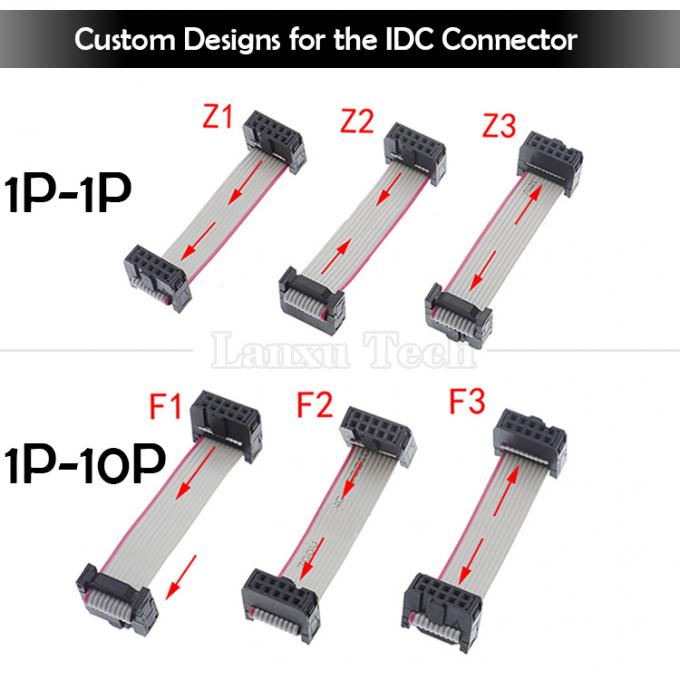 女性から女性へ 16 PIN 1.27mm ピッチ IDC 2.54mm コンネクタ GPIO グレー フラットリボンワイヤーケーブル ハードドライブ CD ラスベリー Pi 5