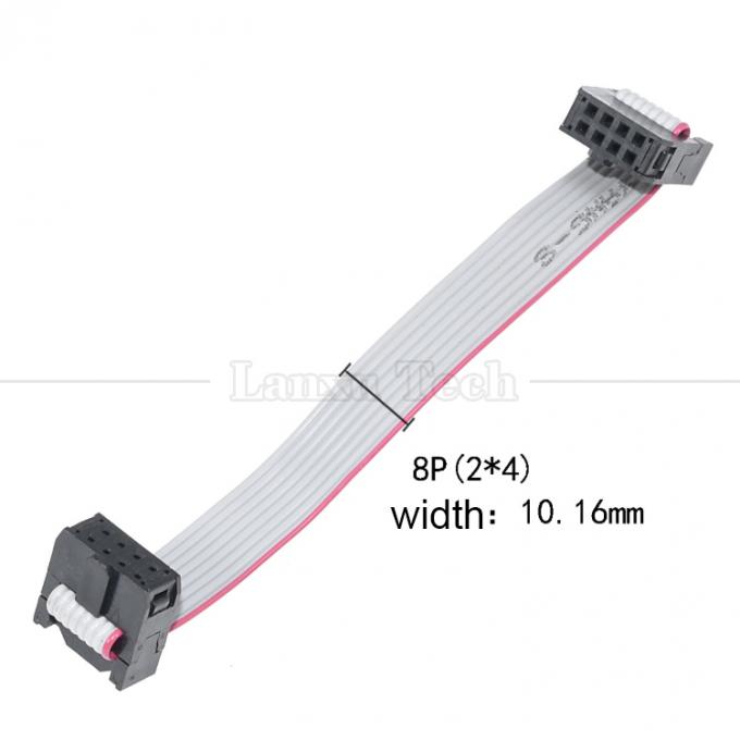 6 8 10 12 14 16 18 20 24 26 30 32 34 40 50 60 64 PIN 1.27mmピッチIDC 2.54mm2.0mmコネクタ グレーフラットリボンワイヤーケーブル 6
