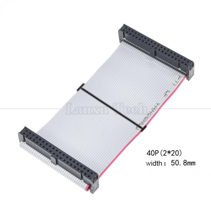 6 8 10 12 14 16 18 20 24 26 30 32 34 40 50 60 64 PIN 1.27mmピッチIDC 2.54mm2.0mmコネクタ グレーフラットリボンワイヤーケーブル 10