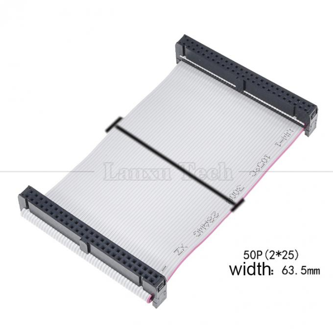 パーソナライズされた4〜80 10 16 18 20 30 40 50 60 64 PIN 1.27mmピッチ FCC IDC 2.54mmコネクタ フラットリボンケーブル 8