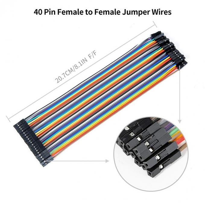 10cm 20cm 30cm 女性から女性へ 男性から男性へ 40ピンデュポンコネクタ ブレッドボード GPIO ジャンパーワイヤー アードゥイノ ラズベリーパイ 9