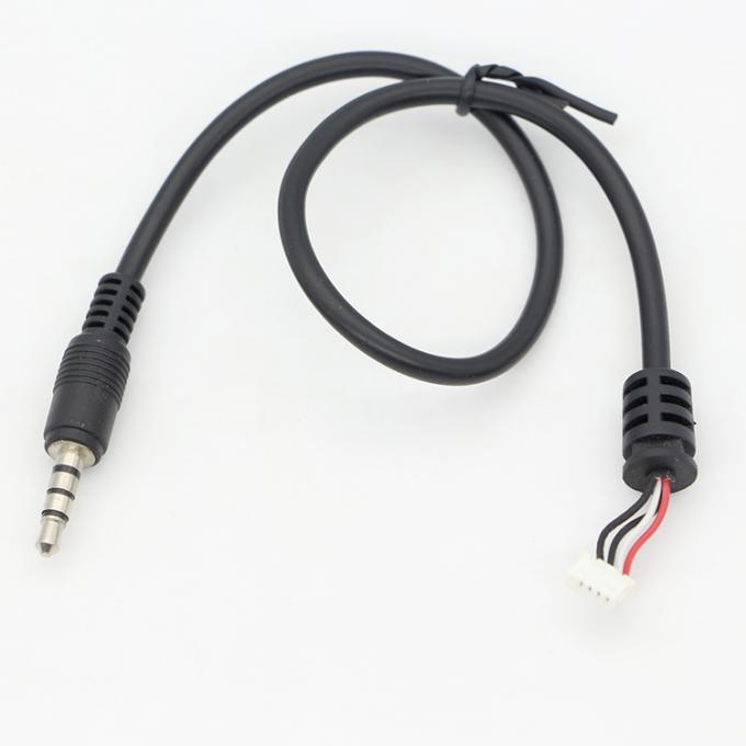 カスタム工場組立 1M 3.5mm TRRSオーディオ DC ジャックからJST 2.0mm 2.54mmピッチ接続ケーブル 0