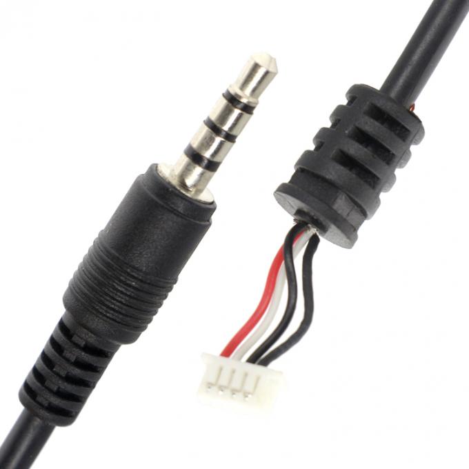 カスタム工場組立 1M 3.5mm TRRSオーディオ DC ジャックからJST 2.0mm 2.54mmピッチ接続ケーブル 1