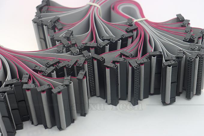 6 8 10 12 14 16 18 20 24 26 30 32 34 40 50 60 64 PIN 1.27mmピッチIDC 2.54mm2.0mmコネクタ グレーフラットリボンワイヤーケーブル 2