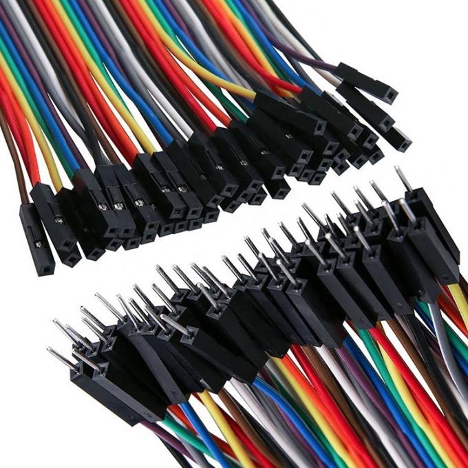40 PIN 男性 女性 男性 女性 デュポント GPIO ケーブル ブレッドボード ジャンパーワイヤ アルディノ 6