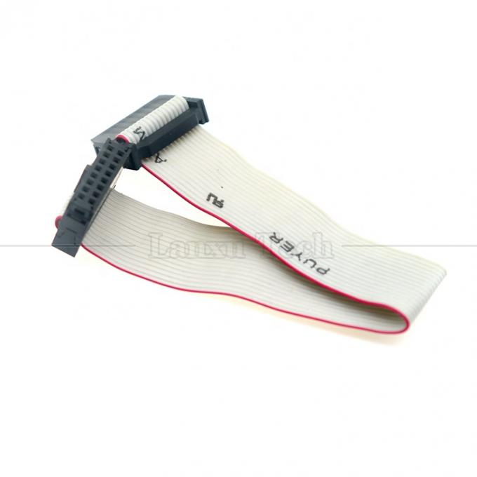 IDC 2.54mm コネクタ 8 10 12 14 16 18 20 30 40 50 60 PIN 1.27mm ピッチグレーフラットリボンケーブル 7