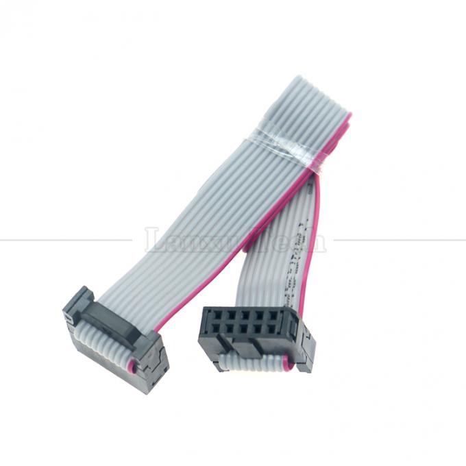 女性から女性へ 10 PIN 1.27mm ピッチ IDC 2.54mm コネクタ GPIO グレー フラットリボンワイヤケーブル ハードドライブ CD ラスベリー Pi 4