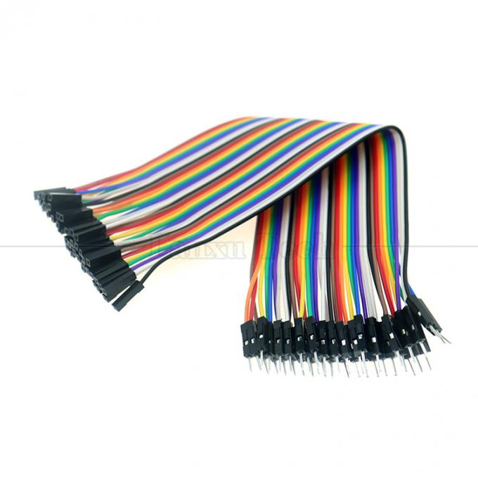 20cm 40 PIN 男性から女性 デュポント ブレッドボード GPIO ラスベリーパイ ジャンパーワイヤケーブル 2