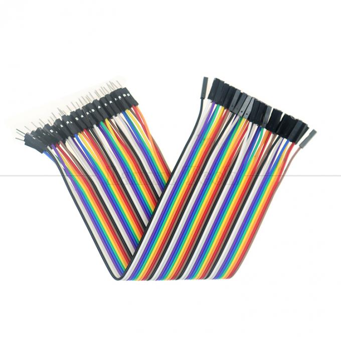 20cm 40 PIN 男性から女性 デュポント ブレッドボード GPIO ラスベリーパイ ジャンパーワイヤケーブル 1