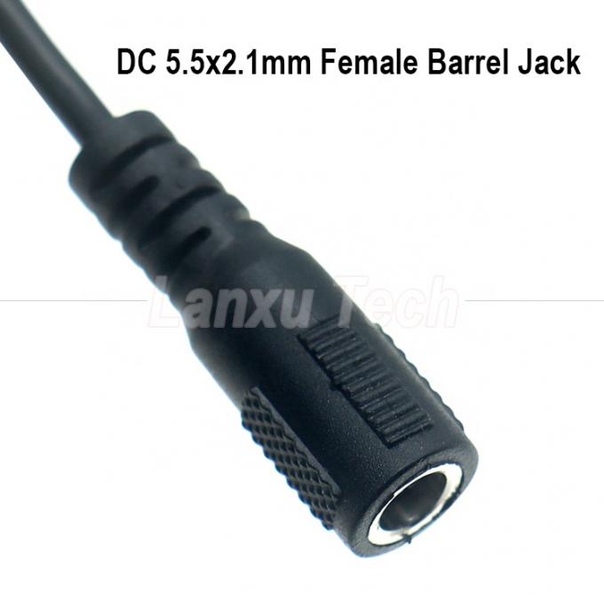 OEMカスタマイズ DC 女性 5.5x2.1mm バレルジャックからJST 2 PIN XH 2.54mmピッチ 女性コネクタ ハーネスケーブル 3