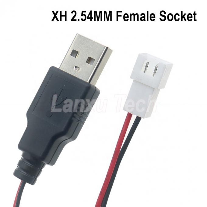 USBタイプA 男性からJST XH 2.54ピッチ 2ピン 女性ソケットケーブル 2
