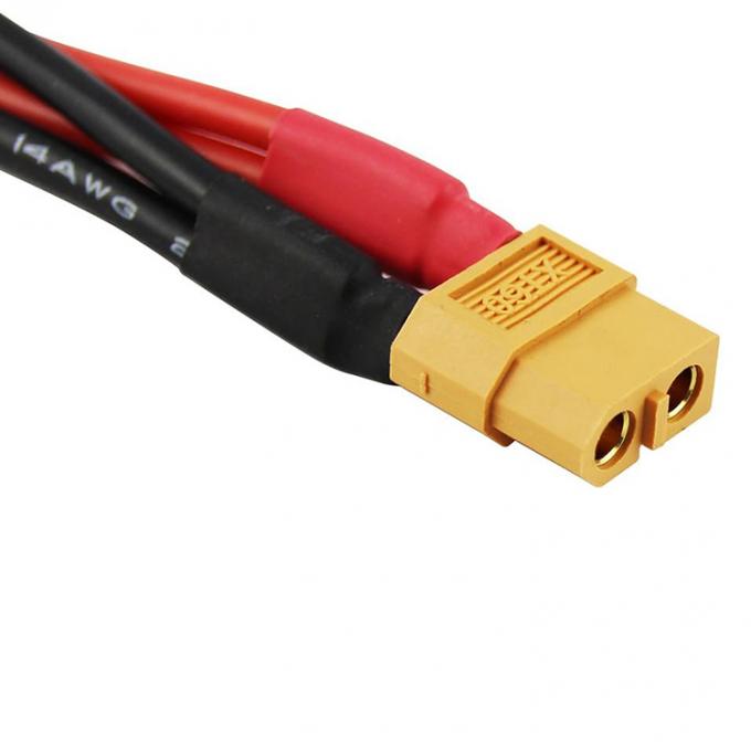 14AWG XT60 1 RC リポ電池のための女性から男性Yスプリッター拡張ケーブル 2