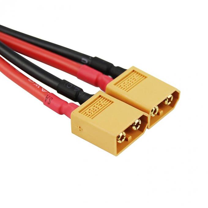 14AWG XT60 1 RC リポ電池のための女性から男性Yスプリッター拡張ケーブル 3