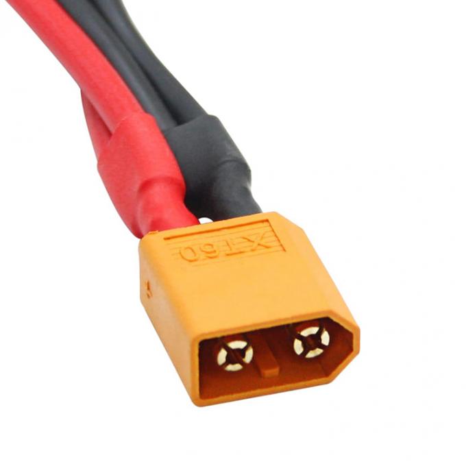 14AWG XT60 1 男性から2 女性へ RC リポ電池用のYスプリッター延長ケーブル 3
