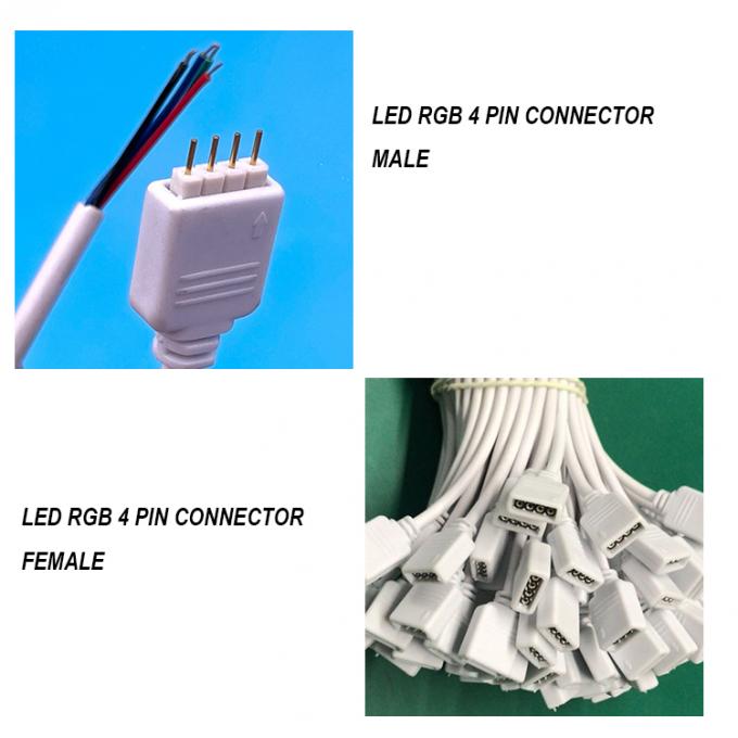 5050 LEDライトストライプ RGB 4 PIN 接続ケーブル 1