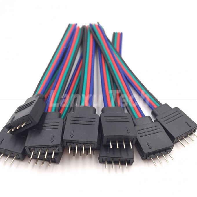 RGB 4ピンコネクタ 5050 LED リボンケーブル 0