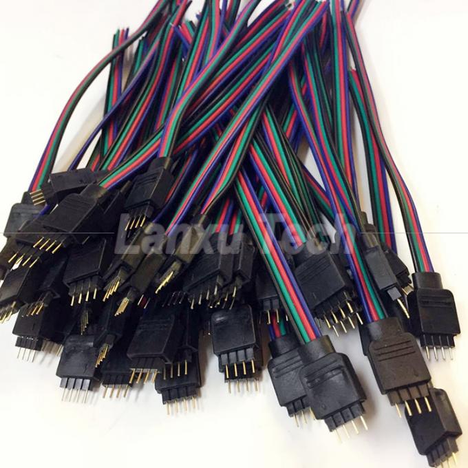 RGB 4ピンコネクタ 5050 LED リボンケーブル 4