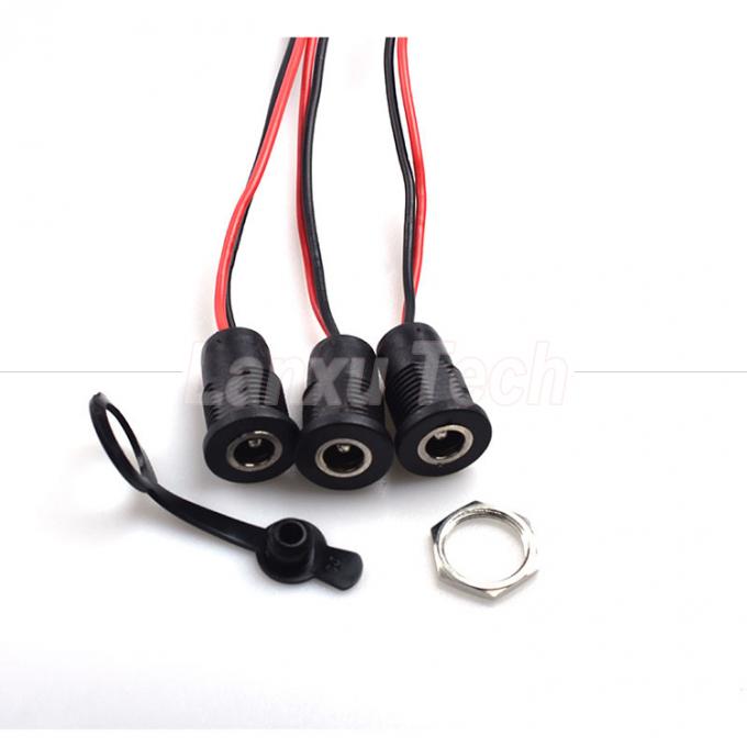DC 022 5.5x2.1mm 5.5x2.5mm 女性ソケットスレッドマウント JST SM 2ピン接続ケーブル 2