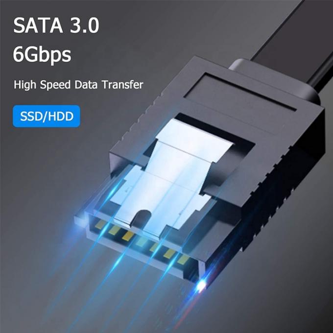 高速 6Gbps 8pin データ充電 Sata III 3.0 パワー拡張ケーブル ハードディスク HDD SSD 5