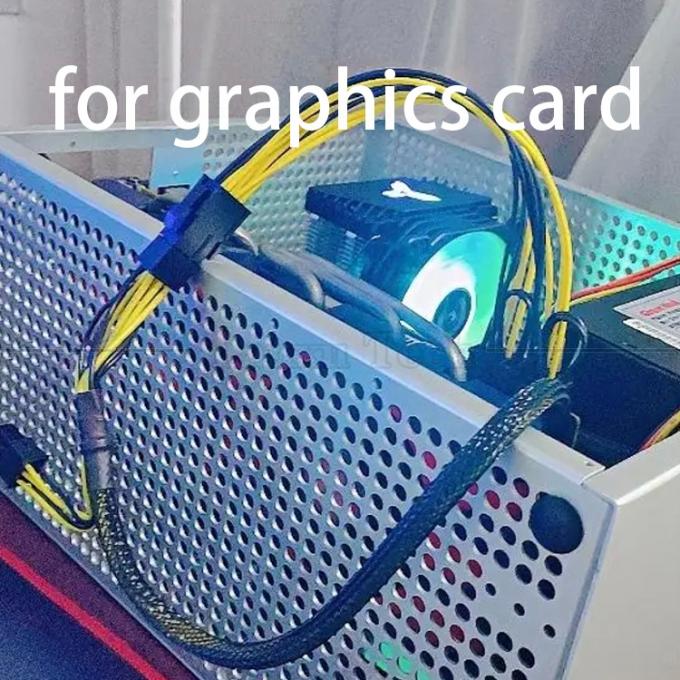 GPU 6 PIN から Dual 8 PIN 18AWG PCI エクスプレス マザーボード電源アダプター PCIe拡張ケーブル 5