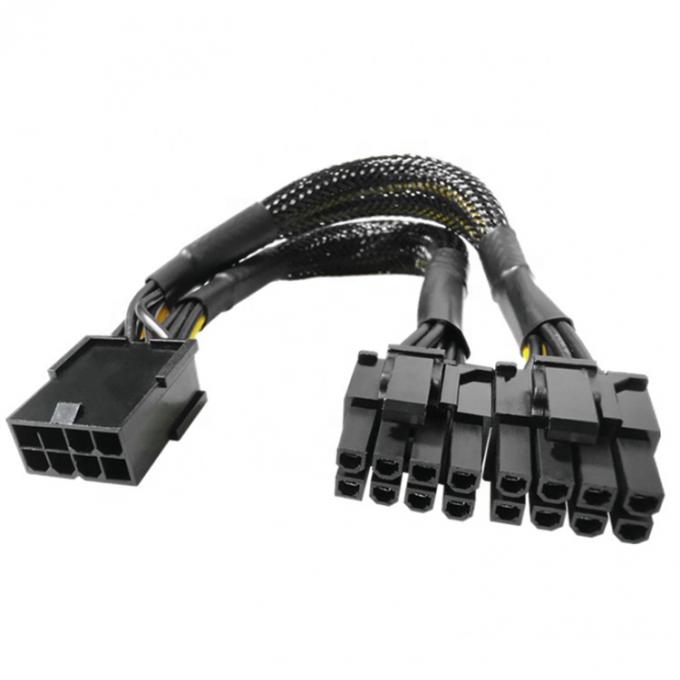 PCIe 8ピン 女性から2つ 8ピン 男性 PCI エクスプレス グラフィック ビデオ カード GPU パワー アダプター ケーブル 3