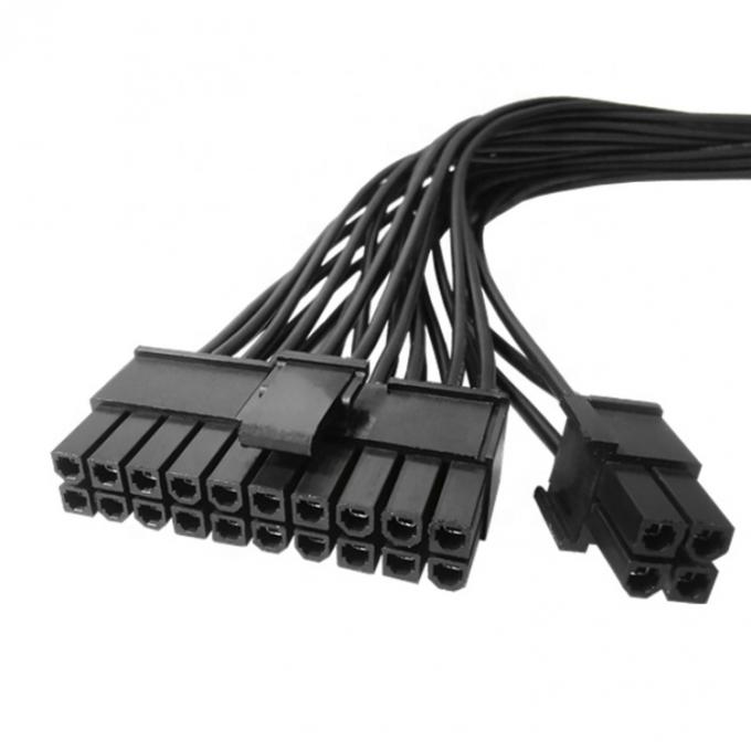 男性から女性 PSU 24pin ATX 電源拡張ケーブル パソコンマザーボード 4