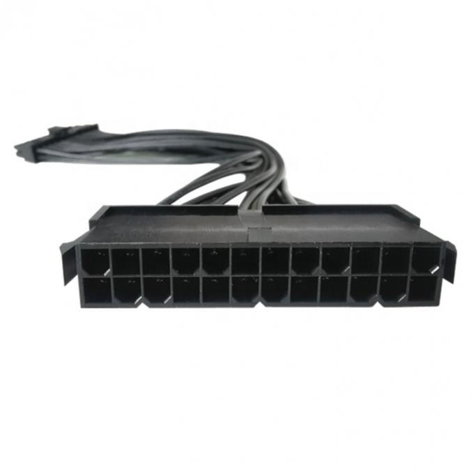 男性から女性 PSU 24pin ATX 電源拡張ケーブル パソコンマザーボード 2