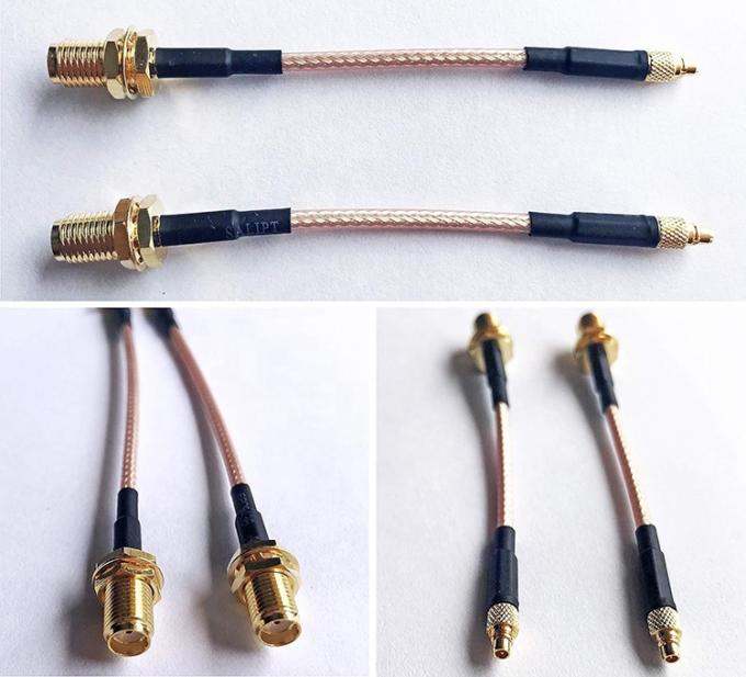 RG316 Pigtail SMA 女性から直線 MMCX 男性 RF コアキシアルアンテナ拡張ケーブル 0