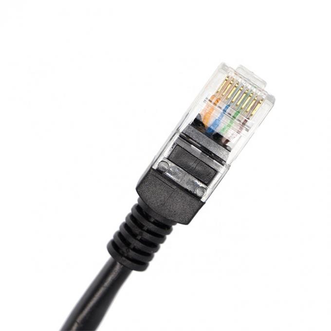オーダーメイド 6FT スクリュー ロッキング スタッド ネットワーク イーサネット 女性ソケット RJ45 パネルマウント 拡張ケーブル 6