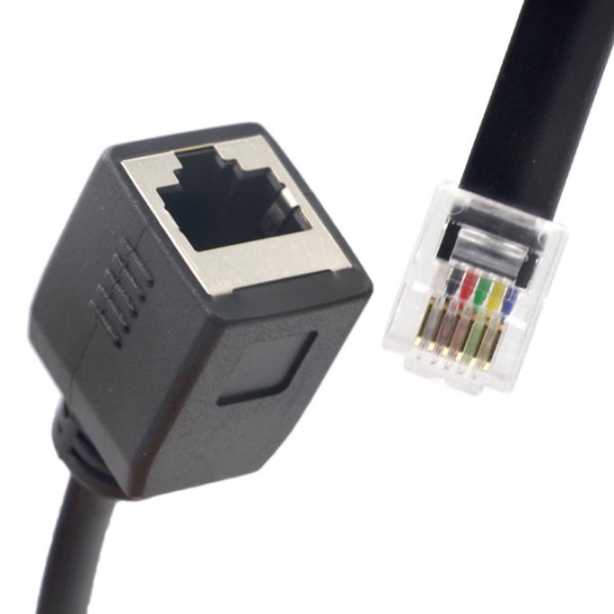 カスタマイズ 男性から女性ソケット Cat5 Cat5e Cat6 Cat7 8P8C RJ45 8p8c イーサネットネットワーク拡張ケーブル 0