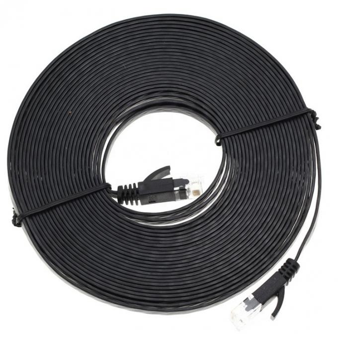UTP STP インダストリアル Cat5 Cat5e Cat6 Cat7 Cat8 フラット RJ45 パッチコード ネットワーク LAN イーサネット拡張ケーブル 1