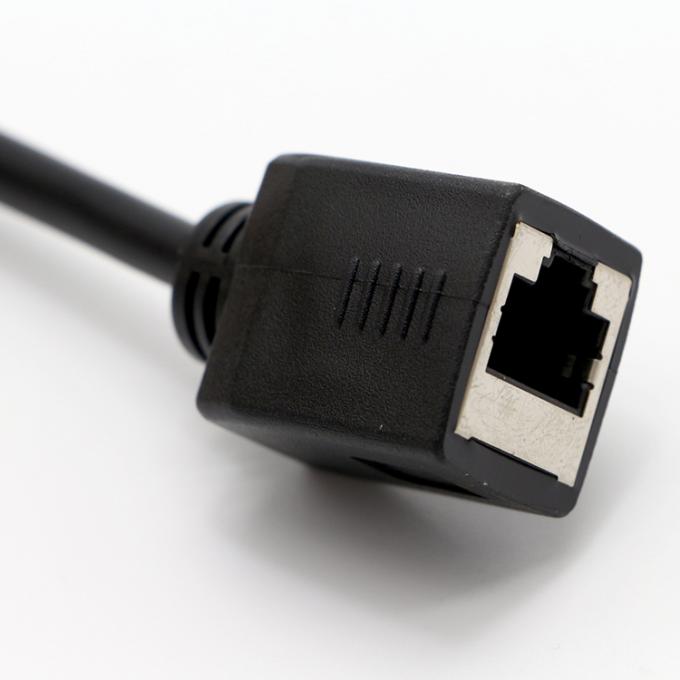 カスタマイズ 1M 2M 3M Cat5 RJ45 8P8C 女性ソケットからRJ45 女性ソケット LAN イーサネットネットワークケーブル 1