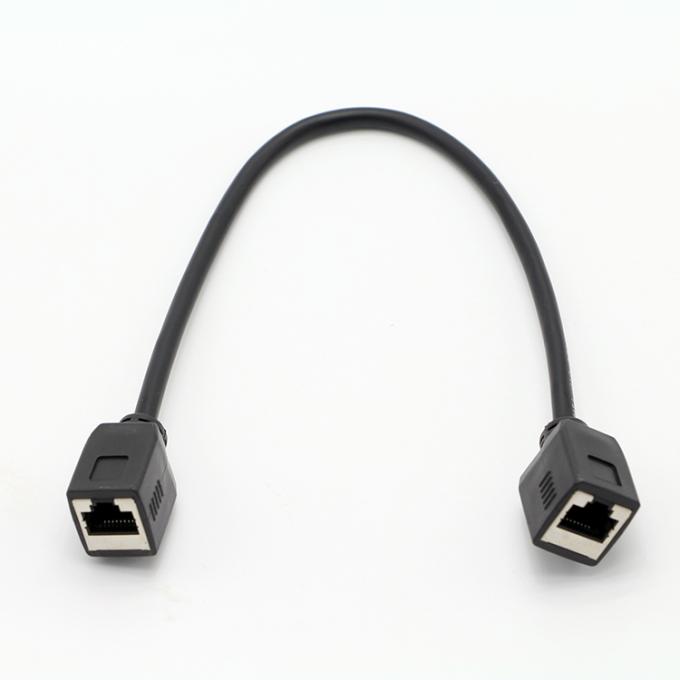 カスタマイズ 1M 2M 3M Cat5 RJ45 8P8C 女性ソケットからRJ45 女性ソケット LAN イーサネットネットワークケーブル 4