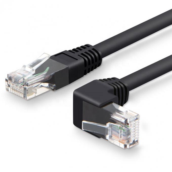 UTP STP 90度 右左角 Cat5 Cat5e Cat6 Cat7 RJ45 エステンション イーサネット LAN ネットワークケーブル 2