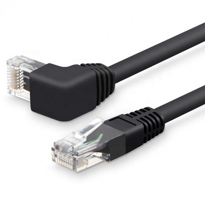 UTP STP 90度 右左角 Cat5 Cat5e Cat6 Cat7 RJ45 エステンション イーサネット LAN ネットワークケーブル 3