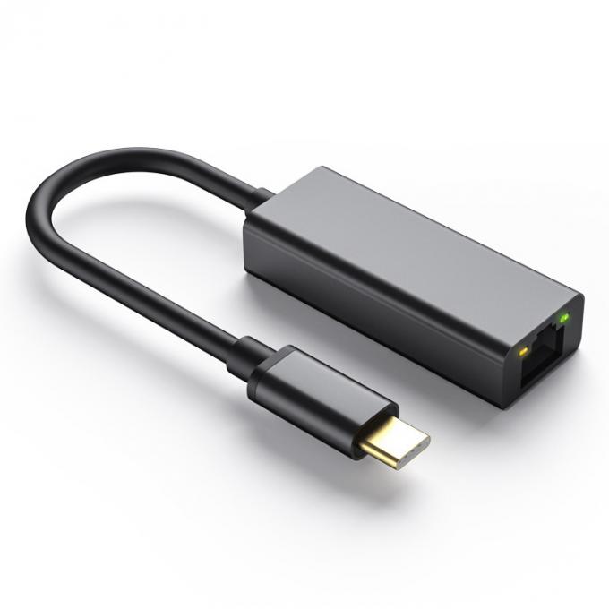 プラグアンドプレイ USB 3.0タイプC メスからギガビットRJ45イーサネットネットワークLANアダプター 0